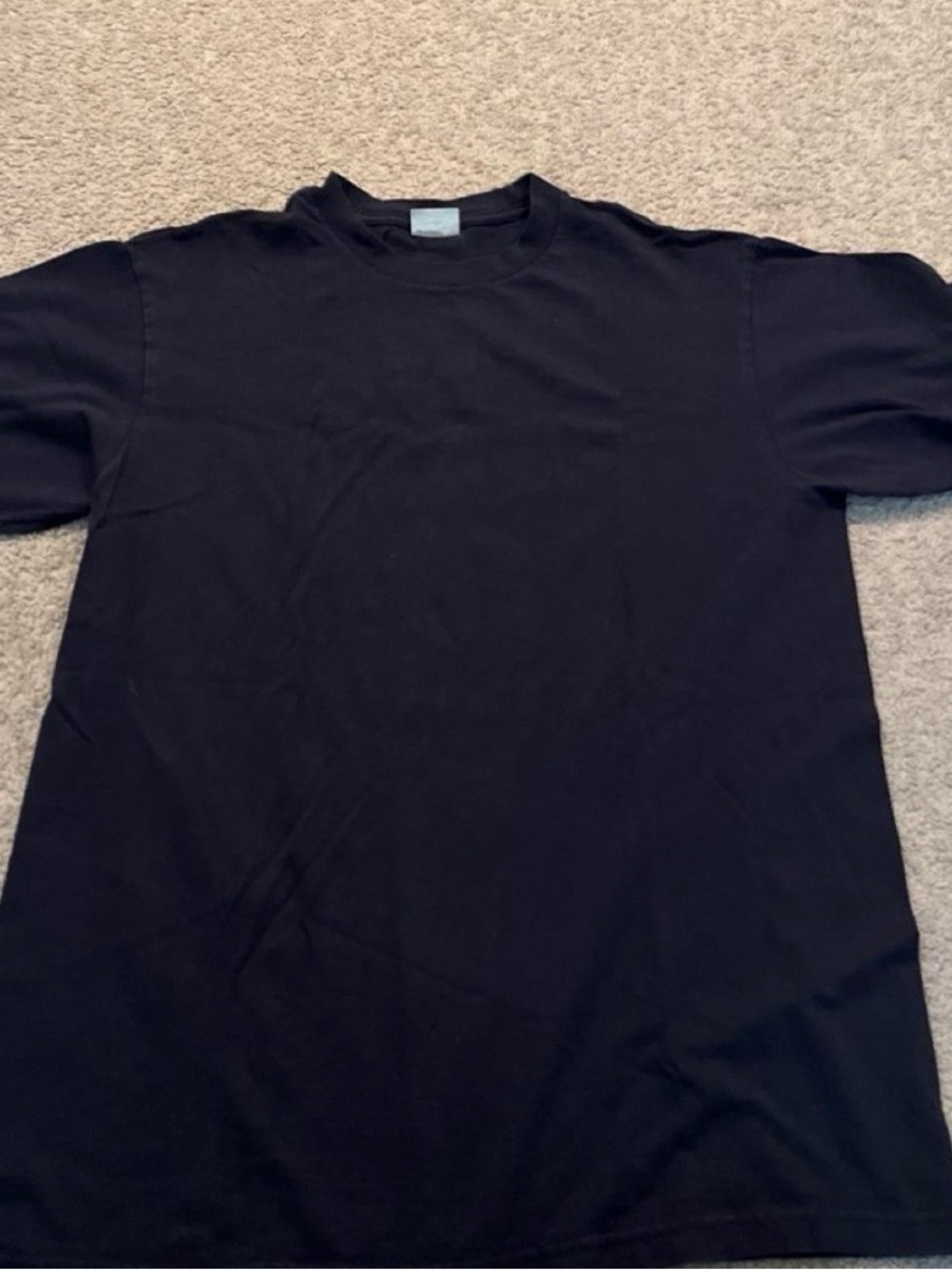 Classic Black Short Sleeve Crewneck Tee
